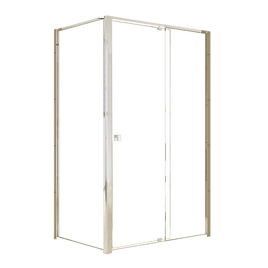 Semi Frameless Shower Screen (114~122)x 195cm & (98~101)x195cm Side AS/NZS Glass Kings Warehouse