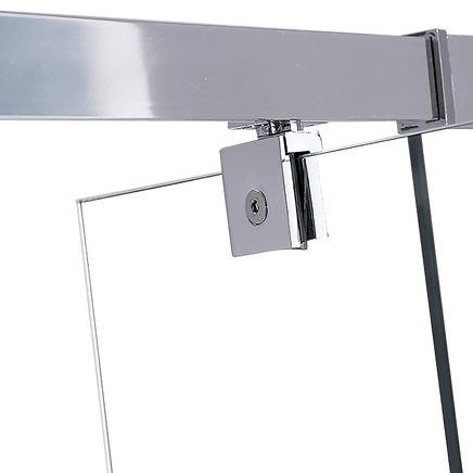 Semi Frameless Shower Screen (74~82)x 195cm & (98~101)x 195cm Side AS/NZS Glass Kings Warehouse 