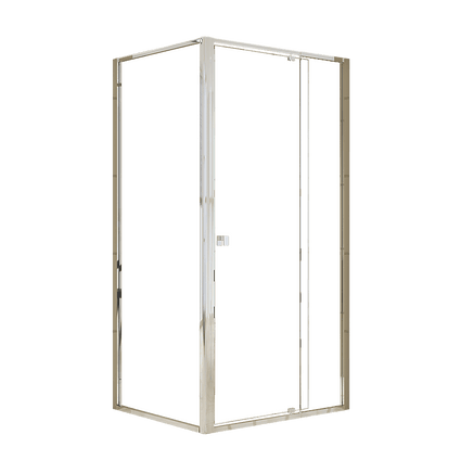 Semi Frameless Shower Screen (98~106)x 195cm & (77~80)x 195cm Side AS/NZS Glass Kings Warehouse 