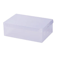Set of 40 Clear Shoe Box Transparent Foldable Shoe Storage Stackable Case Kings Warehouse 