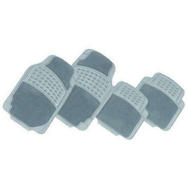 SHADOW 4-Piece Car Mat - GREY [Carpet/Rubber] Others Kings Warehouse 
