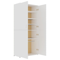 Shoe Cabinet White 80x39x178 cm Kings Warehouse 