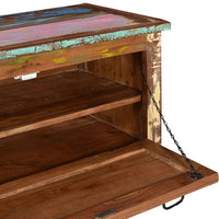 Shoe Storage Bench Solid Reclaimed Wood Kings Warehouse 