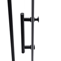Shower Screen 1200x1000x1900mm Framed Safety Glass Pivot Door By Della Francesca Kings Warehouse 