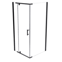 Shower Screen 1200x700x1900mm Framed Safety Glass Pivot Door By Della Francesca Kings Warehouse 