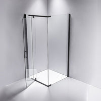 Shower Screen 1200x800x1900mm Framed Safety Glass Pivot Door By Della Francesca Kings Warehouse 