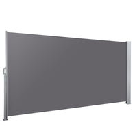 Side Awning Sun Shade Outdoor Blinds Retractable Screen 1.4X3M GR KingsWarehouse 