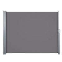 Side Awning Sun Shade Outdoor Blinds Retractable Screen 1.4X3M GR KingsWarehouse 