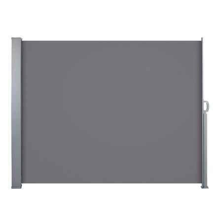 Side Awning Sun Shade Outdoor Blinds Retractable Screen 1.4X3M GR KingsWarehouse 