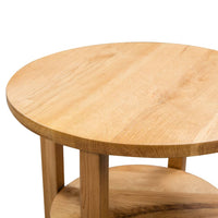 Side Table 40x50 cm Solid Oak Wood living room Kings Warehouse 