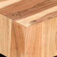 Side Tables 2 pcs Solid Acacia Wood living room Kings Warehouse 