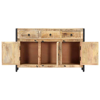 Sideboard 120x35x76 cm Solid Mango Wood Kings Warehouse 