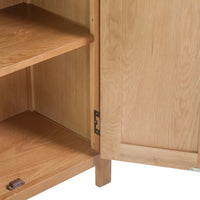 Sideboard 70x35x75 cm Solid Oak Wood Kings Warehouse 