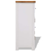 Sideboard 90x33.5x83 cm Solid Oak Wood Kings Warehouse 