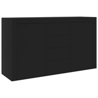 Sideboard Black 120x36x69 cm Living room Kings Warehouse 