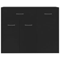 Sideboard Black 88x30x70 cm Living room Kings Warehouse 