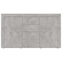 Sideboard Concrete Grey 120x36x69 cm Living room Kings Warehouse 