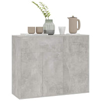 Sideboard Concrete Grey 88x30x70 cm Living room Kings Warehouse 