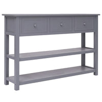 sideboard Grey 115x30x76 cm Wood