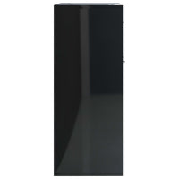 Sideboard High Gloss Black 60x30x75 cm Living room Kings Warehouse 