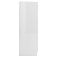 Sideboard High Gloss White 60x35x98,5 cm Kings Warehouse 