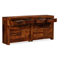 Sideboard Solid Sheesham Wood 160x35x75 cm Kings Warehouse 