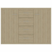 Sideboard Sonoma Oak 88x30x65 cm Living room Kings Warehouse 