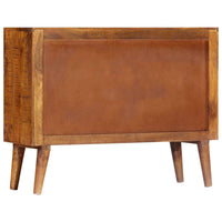Sideboard with Printed Pattern 90x30x70 cm Solid Mango Wood Kings Warehouse 