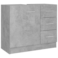 Sink Cabinet Concrete Grey 63x30x54 cm Kings Warehouse 