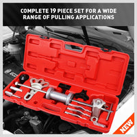 Slide Hammer Tool Kit Dent Puller Wrench Adapter Axle Bearing Hub Auto Repair Kings Warehouse 