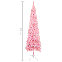 Slim Christmas Tree Pink 150 cm Kings Warehouse 