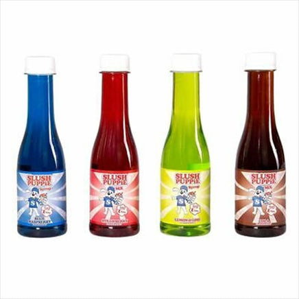Slush Puppie - 4 Pack Syrups Blue Raspberry, Strawberry, Cola, Lemon/Lime 180ml Kings Warehouse 