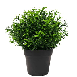 Small Potted Artificial Bright Rosemary Herb Plant UV Resistant 20cm Decor Kings Warehouse 