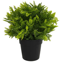 Small Potted Artificial Mimosa Fern UV Resistant 20cm New Arrivals Kings Warehouse 