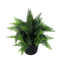Small Potted Artificial Persa Boston Fern Plant UV Resistant 20cm New Arrivals Kings Warehouse 