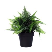 Small Potted Artificial Persa Boston Fern Plant UV Resistant 20cm New Arrivals Kings Warehouse 