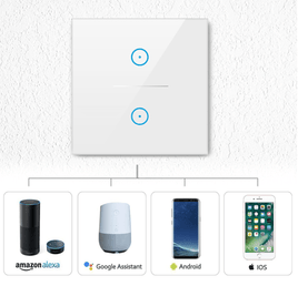 Smart WIFI Switch for Lights LED Touch Panel 1 Gang Kings Warehouse 