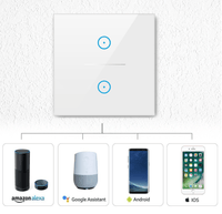 Smart WIFI Switch for Lights LED Touch Panel 3 Gang Kings Warehouse 