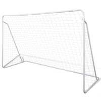 Soccer Goal Post Net Set Steel 240 x 90 x 150 cm High-quality Kings Warehouse 