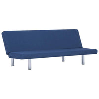 Sofa Bed Blue Polyester Kings Warehouse 