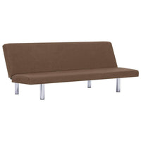 Sofa Bed Brown Polyester Kings Warehouse 
