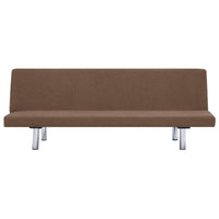 Sofa Bed Brown Polyester Kings Warehouse 