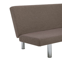 Sofa Bed Taupe Polyester Kings Warehouse 
