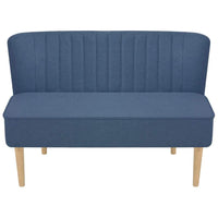 Sofa Fabric 117x55.5x77 cm Blue Kings Warehouse 