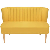 Sofa Fabric 117x55.5x77 cm Yellow Kings Warehouse 