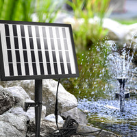 Solar Pond Pump Outdoor Garden Submersible Water Pumps with Battery Kit 4 FT Kings Warehouse 