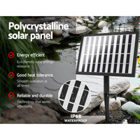 Solar Pond Pump Outdoor Garden Submersible Water Pumps with Battery Kit 4 FT Kings Warehouse 