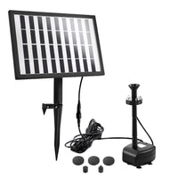 Solar Pond Pump Outdoor Garden Submersible Water Pumps with Battery Kit 4 FT Kings Warehouse 