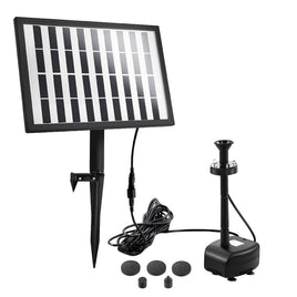 Solar Pond Pump Outdoor Garden Submersible Water Pumps with Battery Kit 4 FT Kings Warehouse 