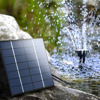 Solar Pond Pump Outdoor Water Fountains Submersible Garden Pool Kit 2.6 FT Home & Garden > Garden Tools Kings Warehouse 